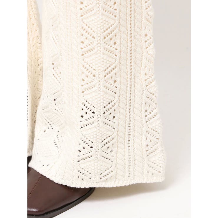 透かし編みニットパンツ | Ungrid | 詳細画像42 