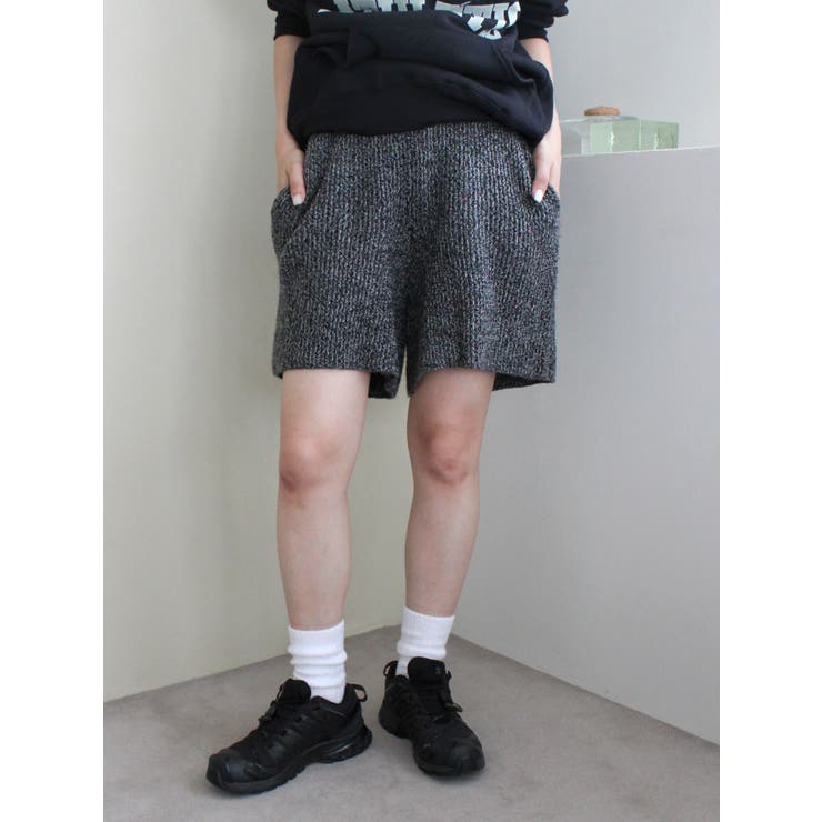カラーネップニットハーフパンツ | Ungrid | 詳細画像11 