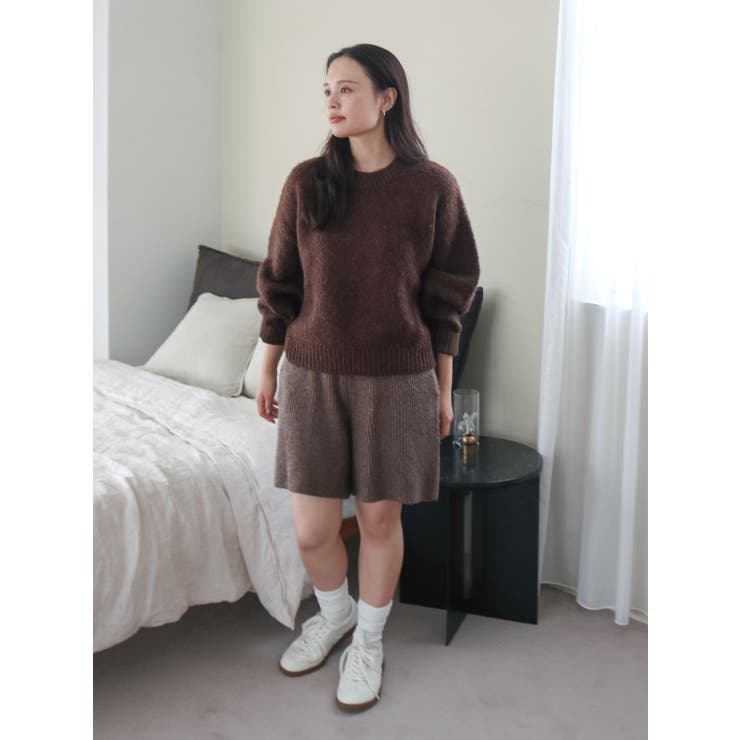 カラーネップニットハーフパンツ | Ungrid | 詳細画像19 