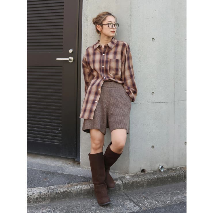 カラーネップニットハーフパンツ | Ungrid | 詳細画像22 