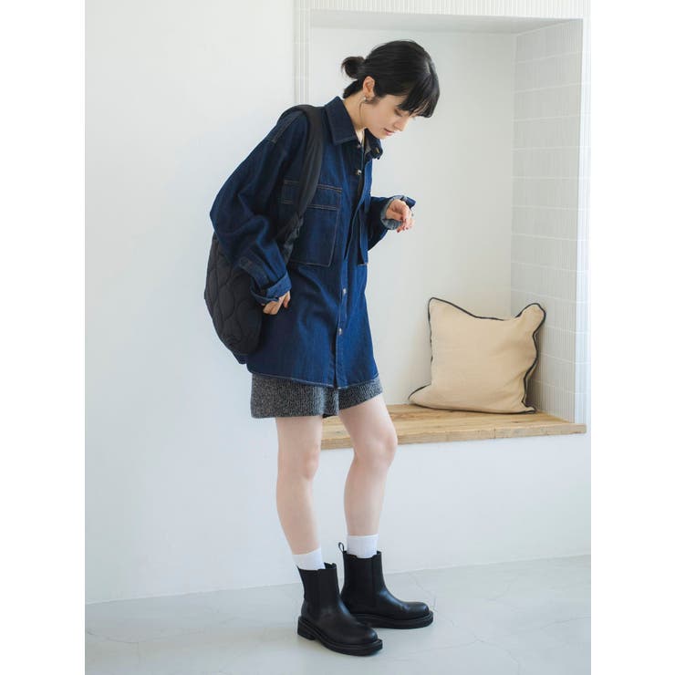 カラーネップニットハーフパンツ | Ungrid | 詳細画像9 