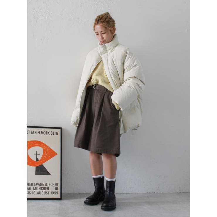 ワイドシルエットチノハーフパンツ | Ungrid | 詳細画像11 