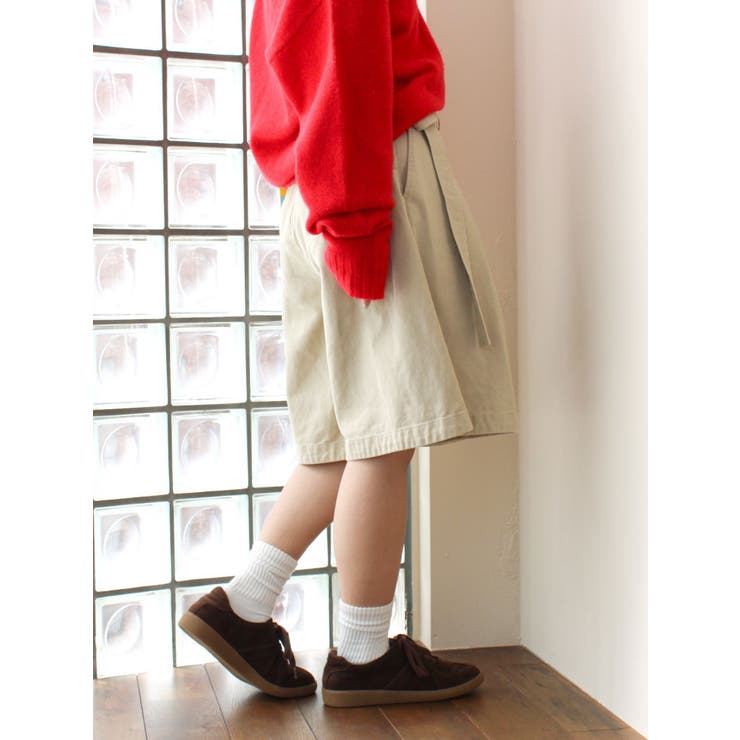 ワイドシルエットチノハーフパンツ | Ungrid | 詳細画像14 