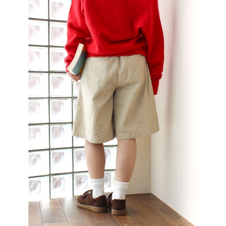 ワイドシルエットチノハーフパンツ | Ungrid | 詳細画像15 