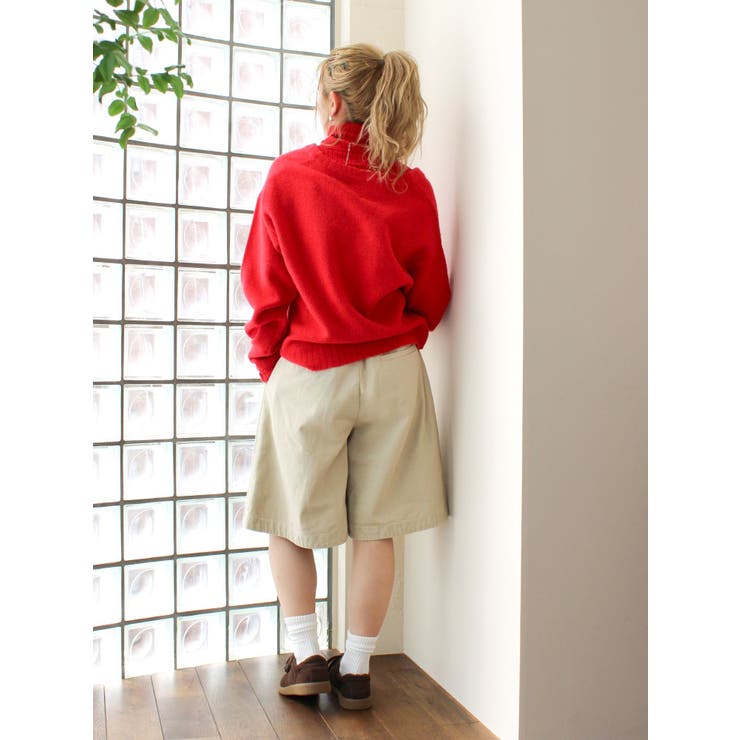 ワイドシルエットチノハーフパンツ | Ungrid | 詳細画像19 