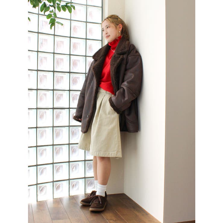 ワイドシルエットチノハーフパンツ | Ungrid | 詳細画像21 