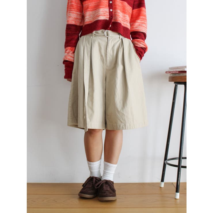 ワイドシルエットチノハーフパンツ | Ungrid | 詳細画像22 