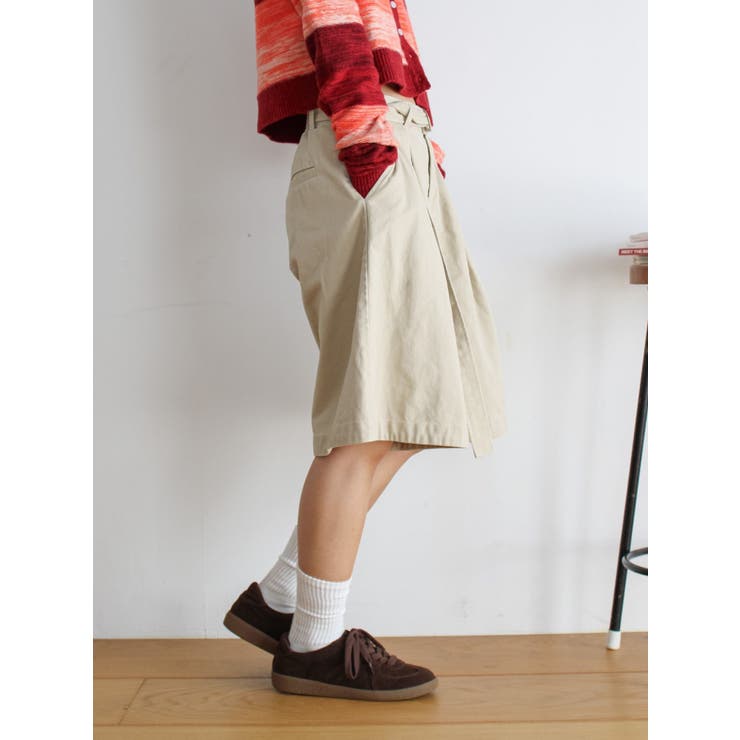 ワイドシルエットチノハーフパンツ | Ungrid | 詳細画像23 
