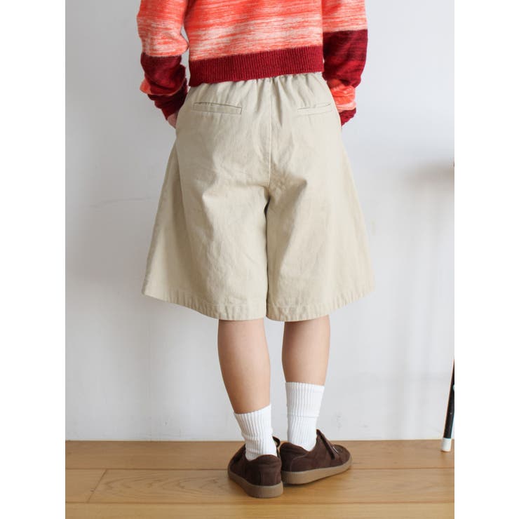 ワイドシルエットチノハーフパンツ | Ungrid | 詳細画像24 