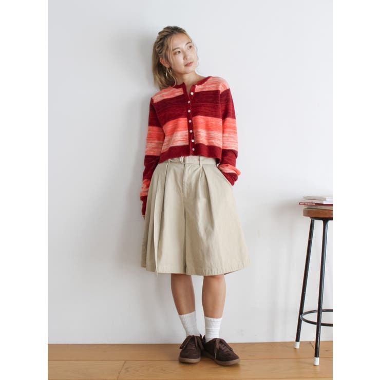 ワイドシルエットチノハーフパンツ | Ungrid | 詳細画像25 