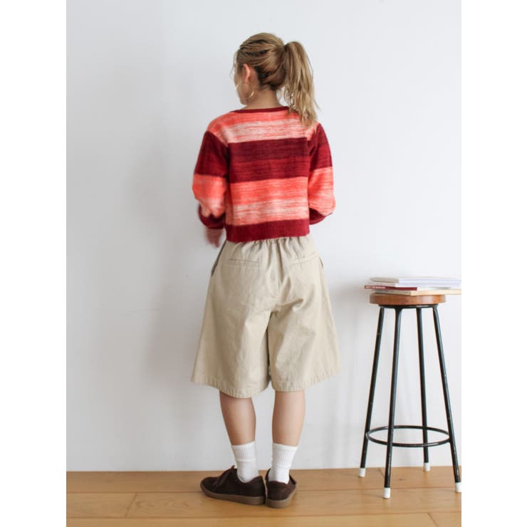 ワイドシルエットチノハーフパンツ | Ungrid | 詳細画像27 