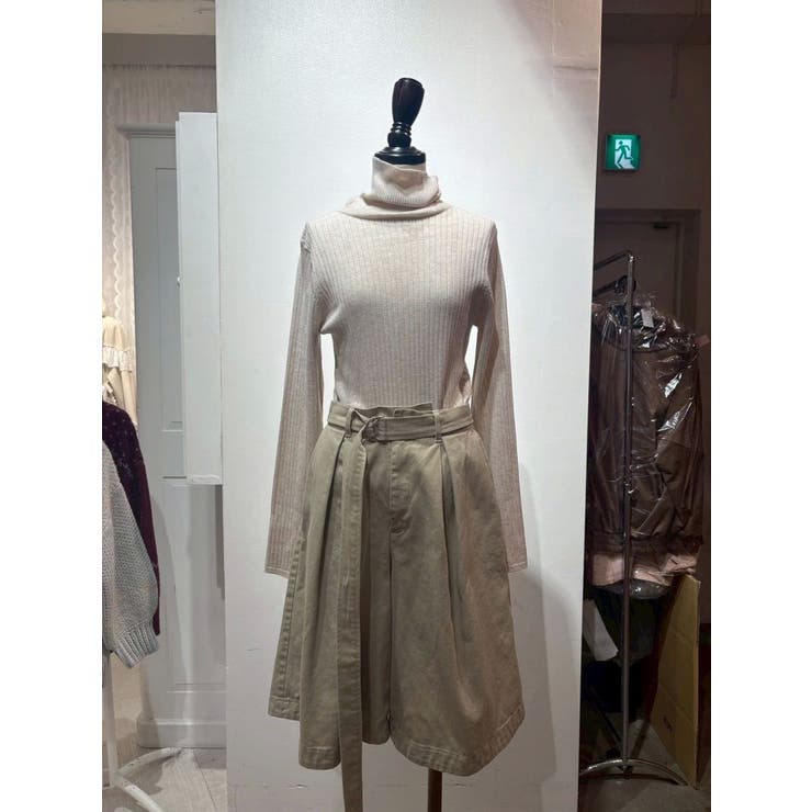 ワイドシルエットチノハーフパンツ | Ungrid | 詳細画像5 