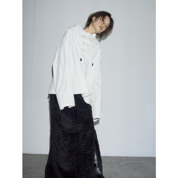 【Htage】ボアスリットアイラインスカート | Ungrid | 詳細画像3 