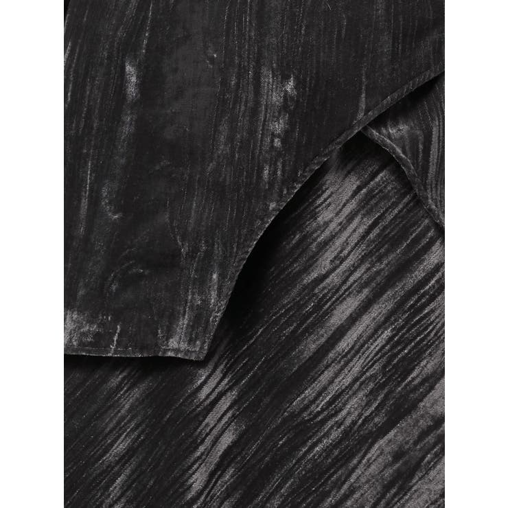 【Htage】ラップデザインベロアスカート | Ungrid | 詳細画像24 