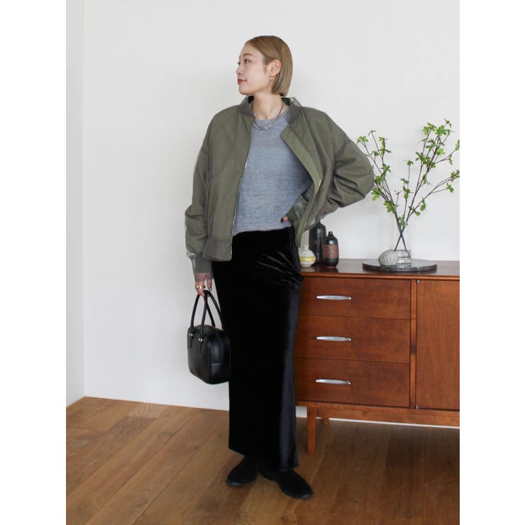 フィットベロアスカート | Ungrid | 詳細画像11 