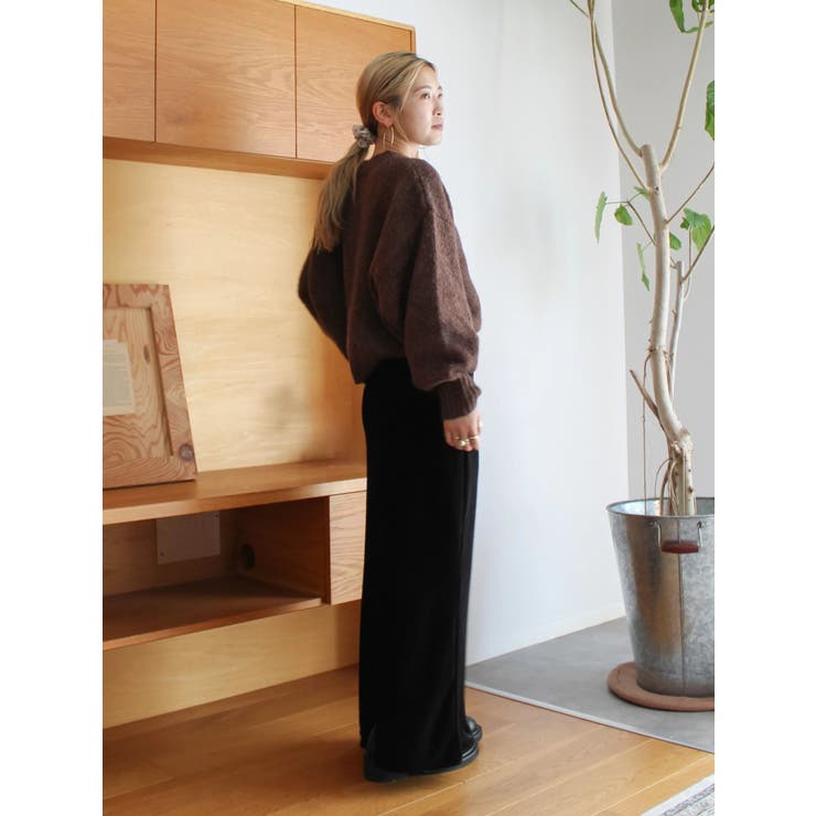フィットベロアスカート | Ungrid | 詳細画像15 