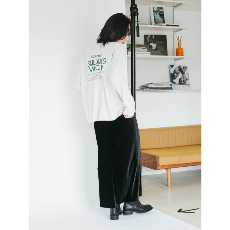 フィットベロアスカート | Ungrid | 詳細画像16 