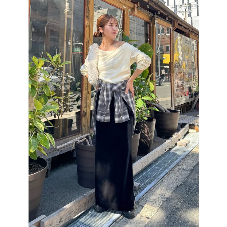 フィットベロアスカート | Ungrid | 詳細画像25 