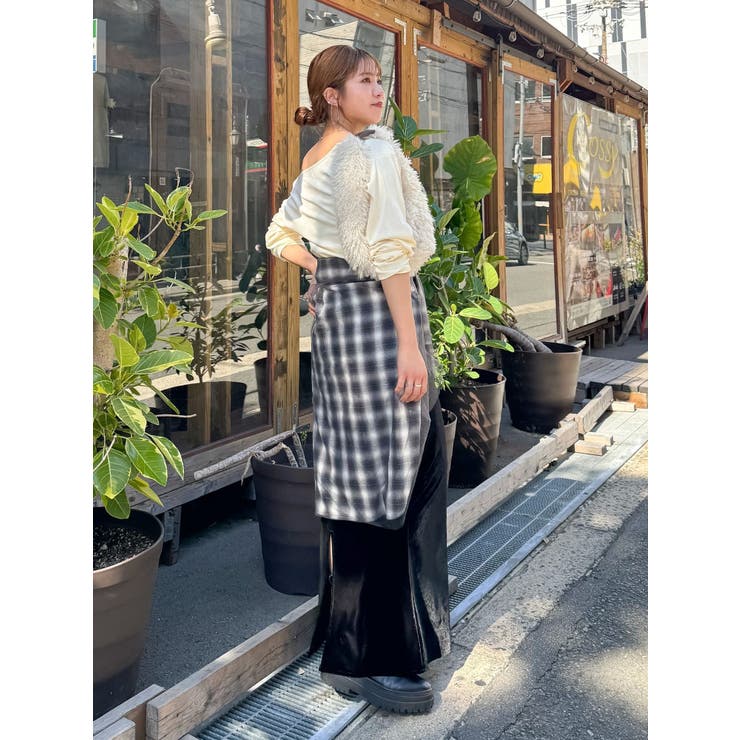 フィットベロアスカート | Ungrid | 詳細画像26 