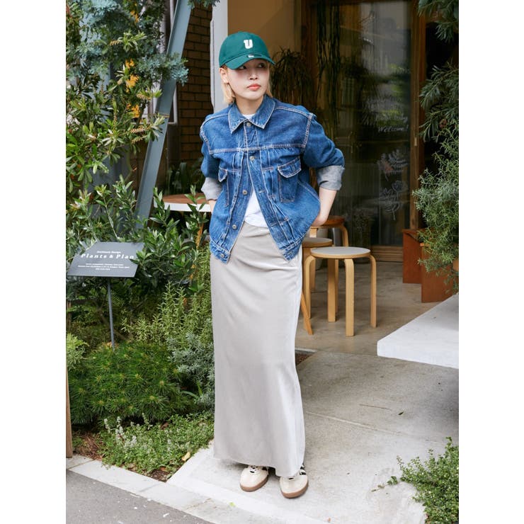 フィットベロアスカート | Ungrid | 詳細画像3 