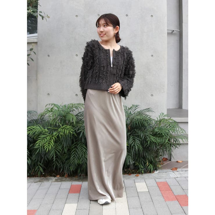 フィットベロアスカート | Ungrid | 詳細画像47 