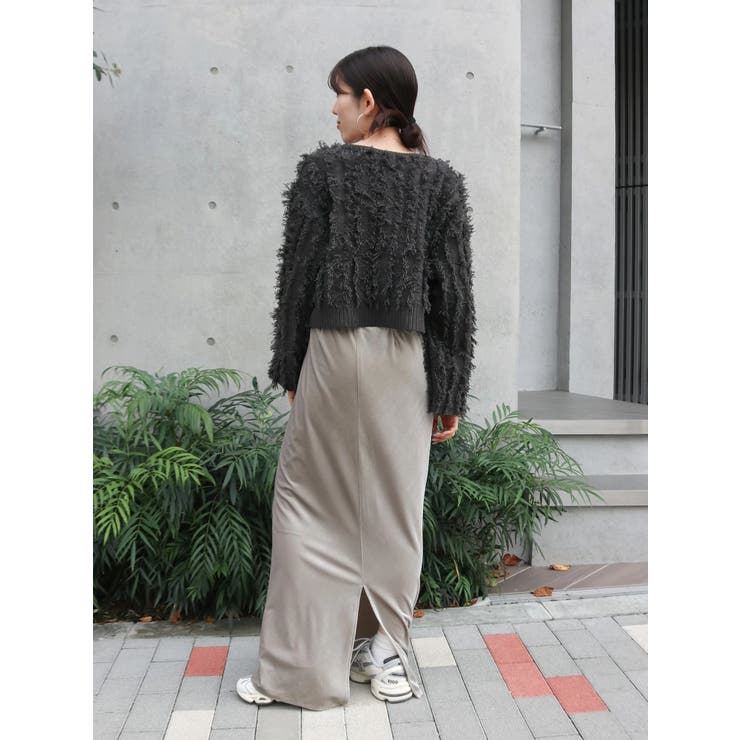 フィットベロアスカート | Ungrid | 詳細画像48 