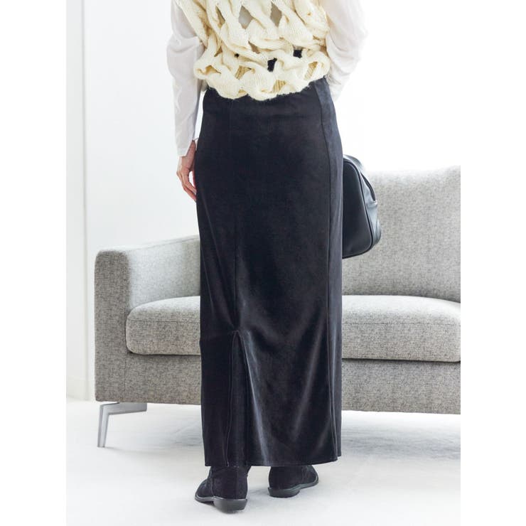 Ungrid フィットベロアスカート フィットベロアスカート（スカート）｜Ungrid（アングリッド）の