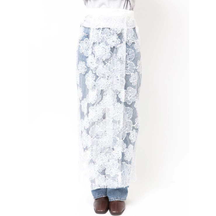 レースデザインスリットスカート | Ungrid | 詳細画像22 