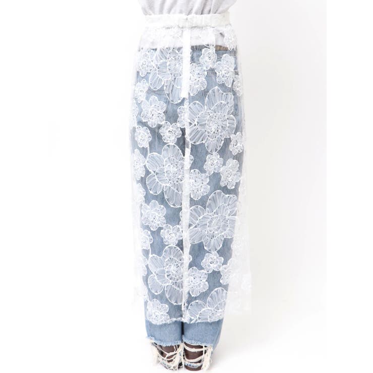 レースデザインスリットスカート | Ungrid | 詳細画像24 