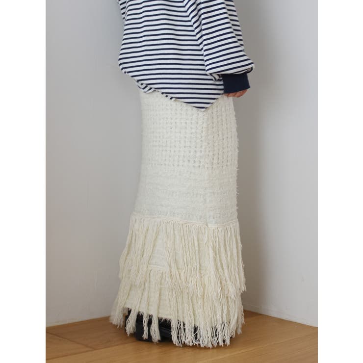 フリンジニットスカート | Ungrid | 詳細画像12 