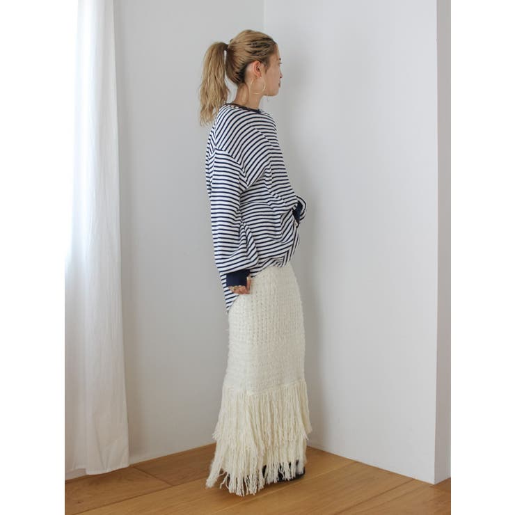 フリンジニットスカート | Ungrid | 詳細画像14 