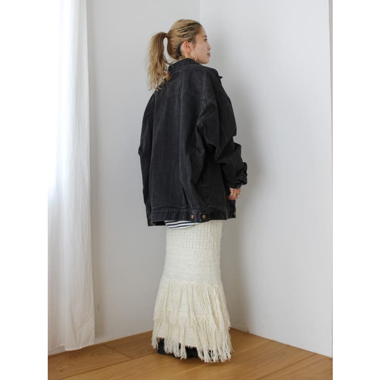 フリンジニットスカート | Ungrid | 詳細画像17 
