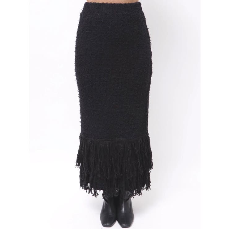 フリンジニットスカート | Ungrid | 詳細画像18 