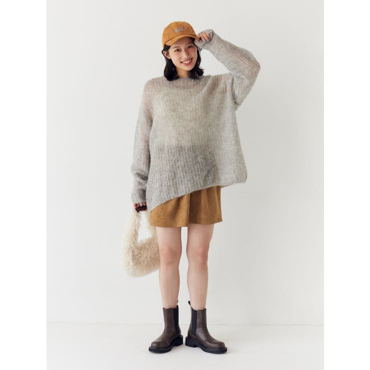 フェイクスウェードミニスカート | Ungrid | 詳細画像10 