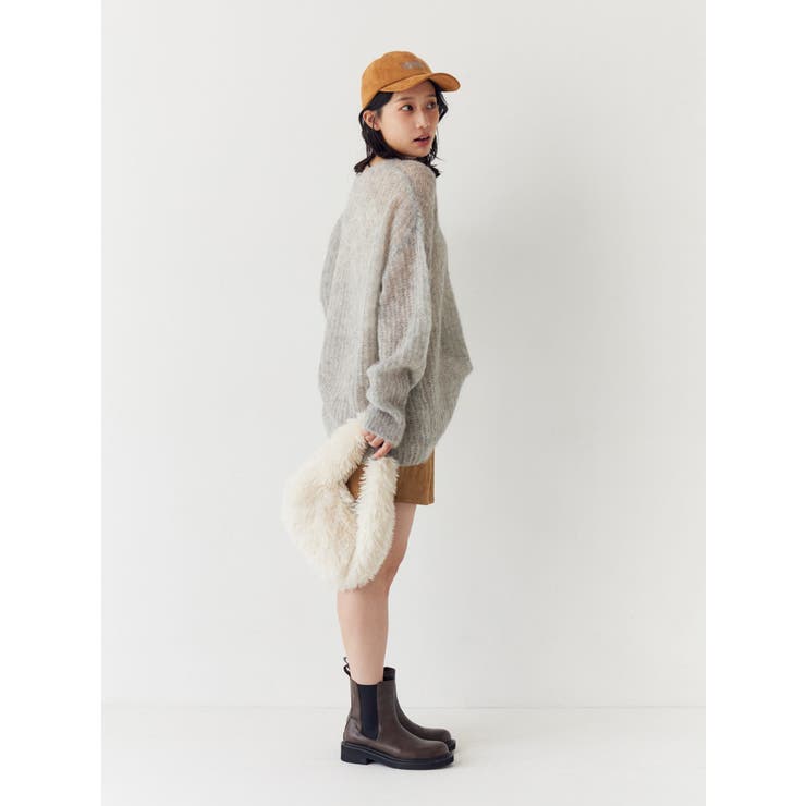 フェイクスウェードミニスカート | Ungrid | 詳細画像11 