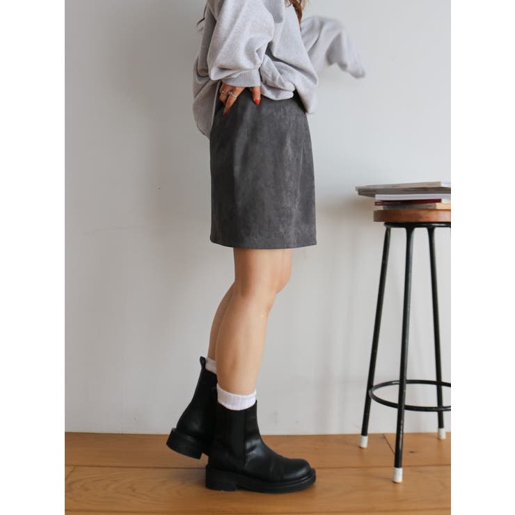 フェイクスウェードミニスカート | Ungrid | 詳細画像20 