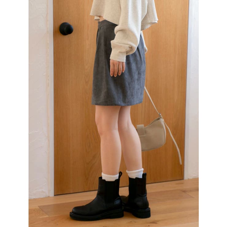 フェイクスウェードミニスカート | Ungrid | 詳細画像3 