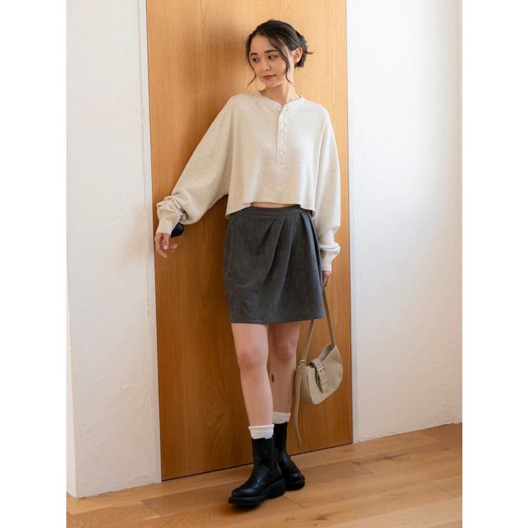 フェイクスウェードミニスカート | Ungrid | 詳細画像5 