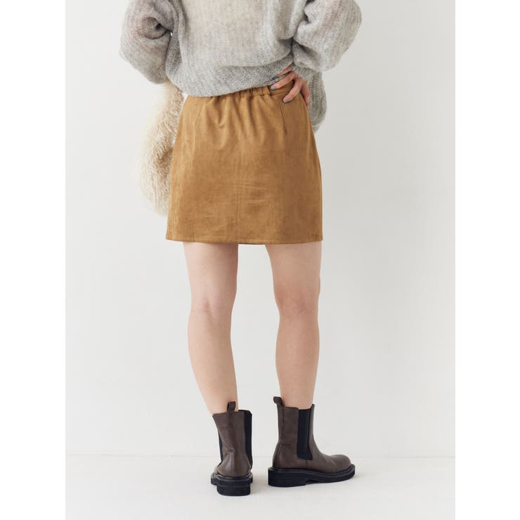 フェイクスウェードミニスカート | Ungrid | 詳細画像8 