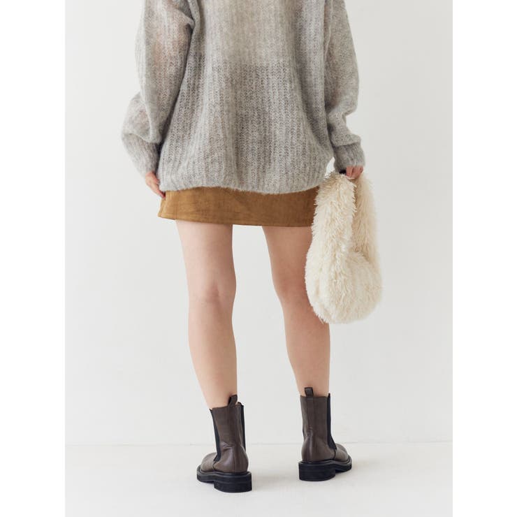 フェイクスウェードミニスカート | Ungrid | 詳細画像9 
