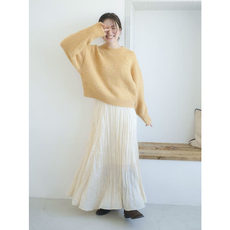クリンクルボリュームスカート | Ungrid | 詳細画像10 