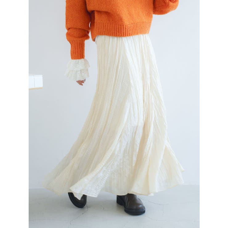 クリンクルボリュームスカート | Ungrid | 詳細画像3 