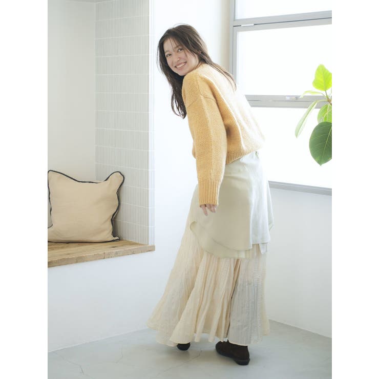 クリンクルボリュームスカート | Ungrid | 詳細画像9 