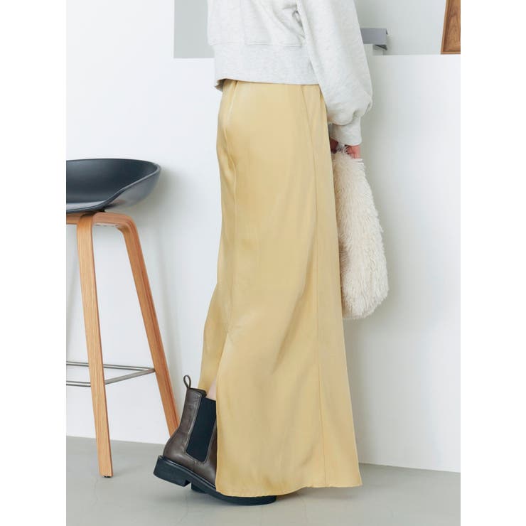 サテンフレアスカート | Ungrid | 詳細画像10 