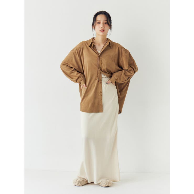 サテンフレアスカート | Ungrid | 詳細画像16 