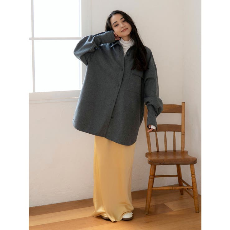 サテンフレアスカート | Ungrid | 詳細画像20 