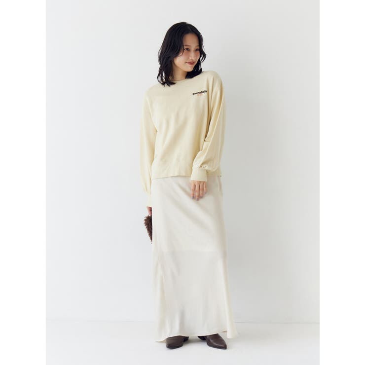 サテンフレアスカート | Ungrid | 詳細画像22 