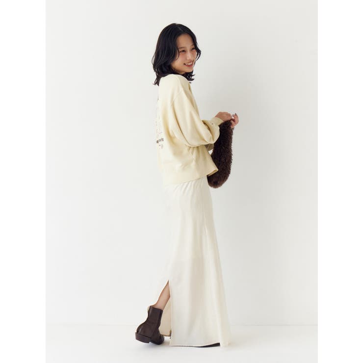 サテンフレアスカート | Ungrid | 詳細画像23 