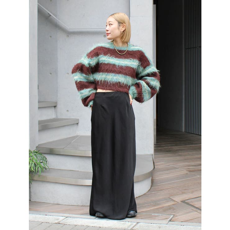 サテンフレアスカート | Ungrid | 詳細画像24 