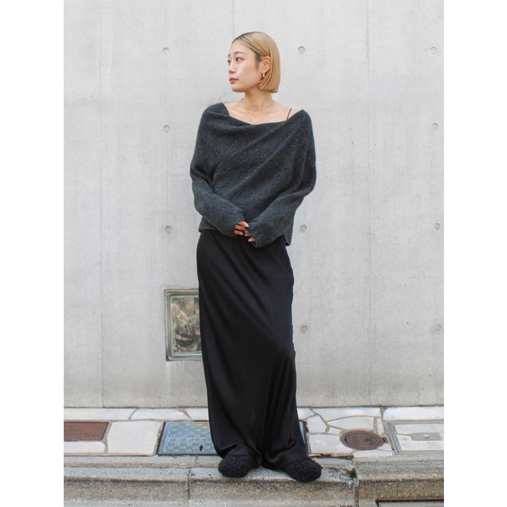 サテンフレアスカート | Ungrid | 詳細画像31 